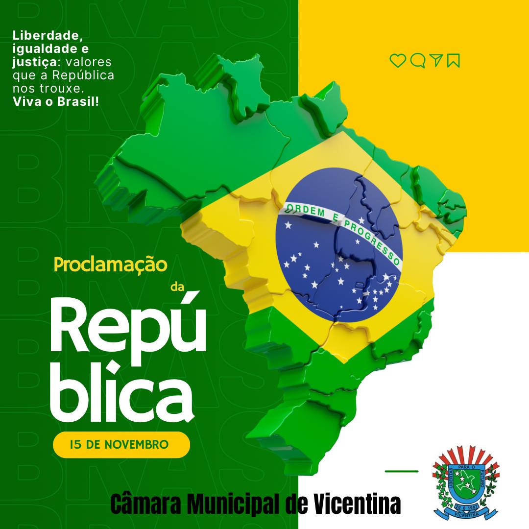 A Proclamação da República do Brasil foi decretada em 15 de novembro de 1889