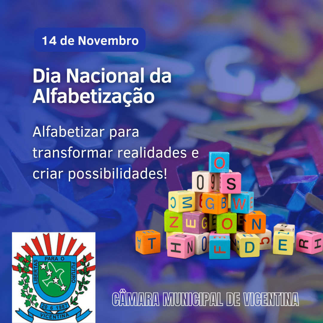 14 de Novembro: Dia da Alfabetização